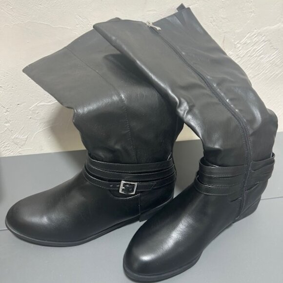 Journee Collection Riding Boots - Picture 1 of 3